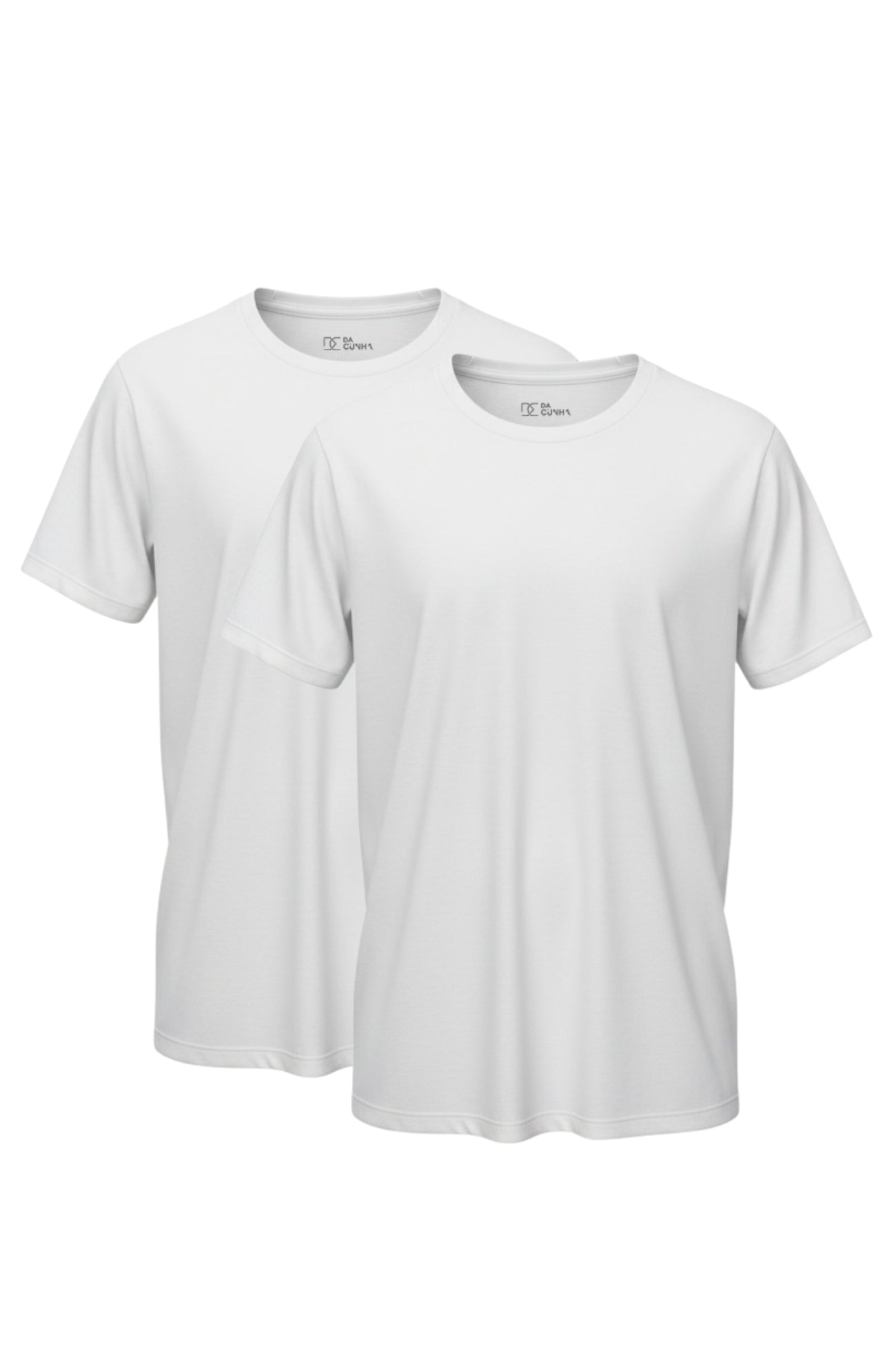 Kit 2 Camisetas Levinha Branca