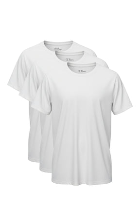 Kit 3 Camisetas Levinha Branca