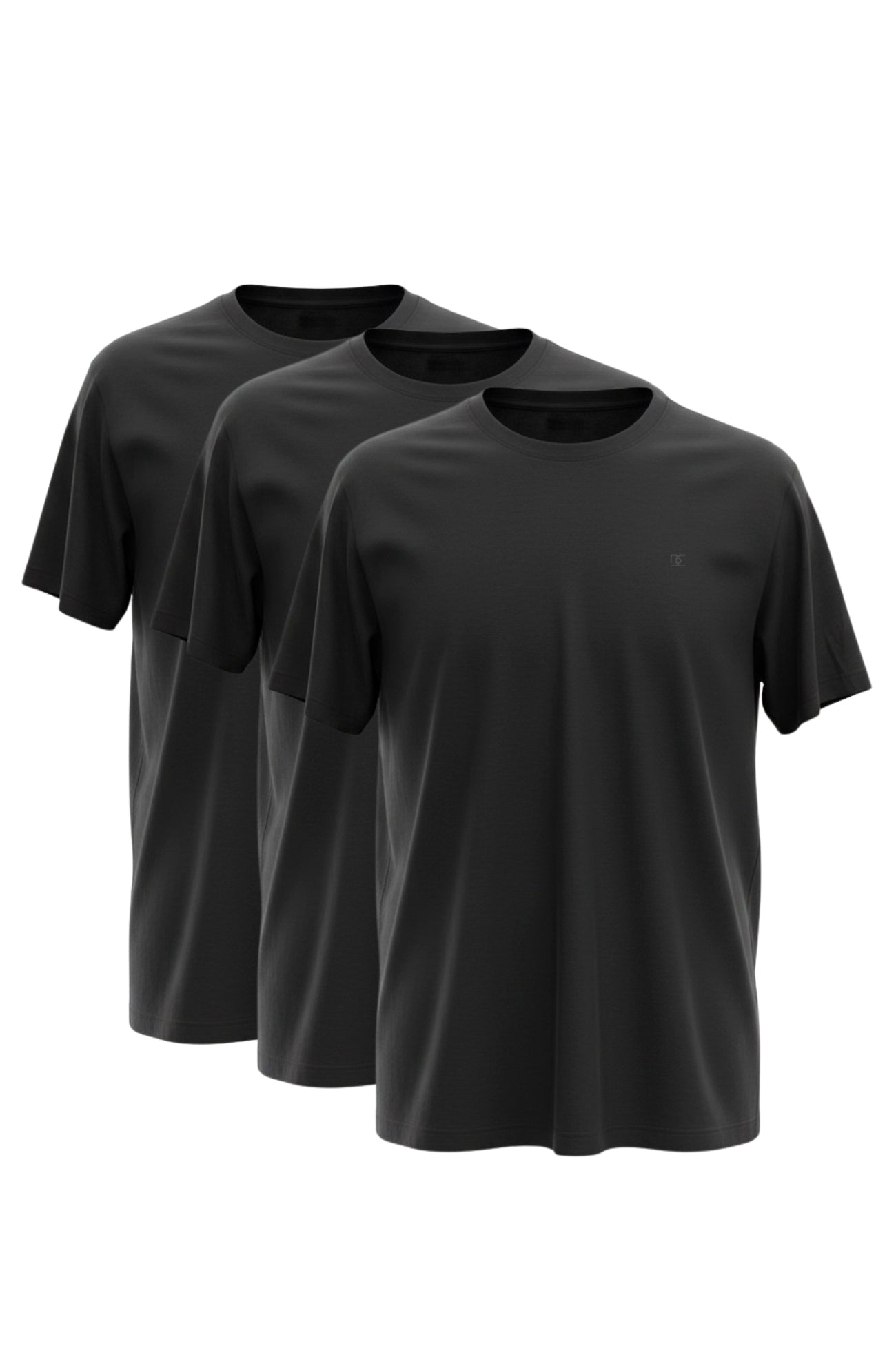 Kit 3 Camisetas Levinha Preta