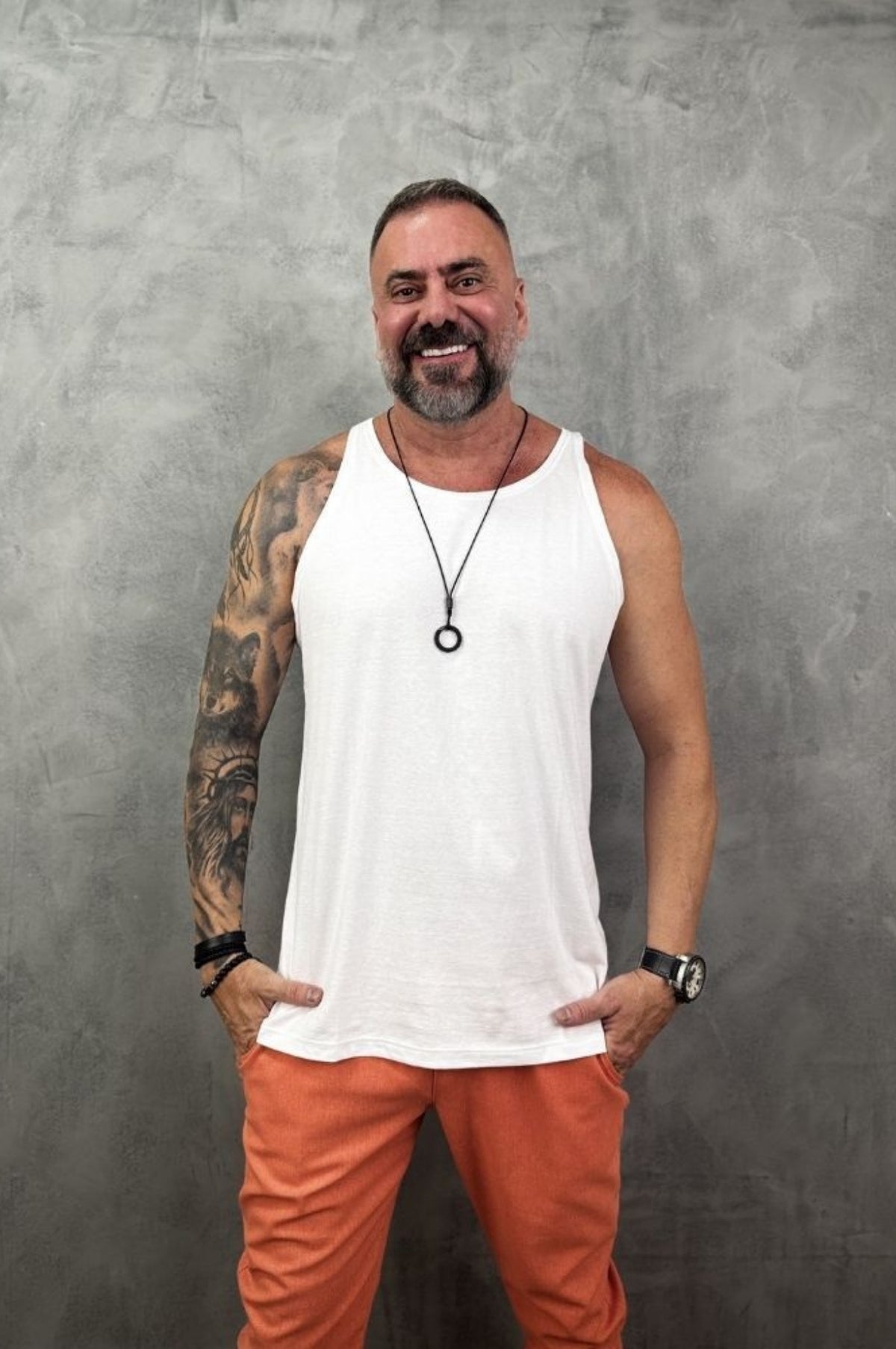 Regata Slim Básica Branca