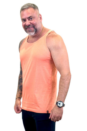 Regata Básica Slim Laranja Claro