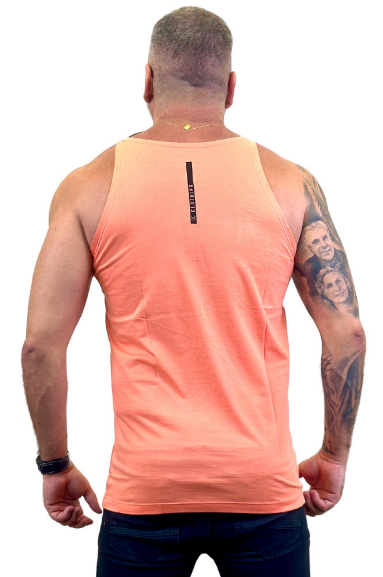 Regata Básica Slim Laranja Claro