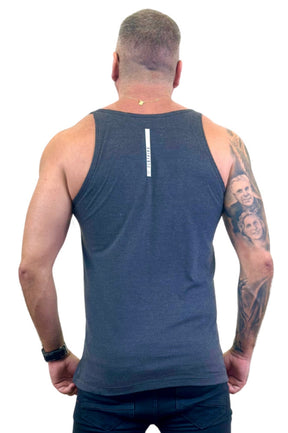 Regata Básica Slim Mescla Escuro