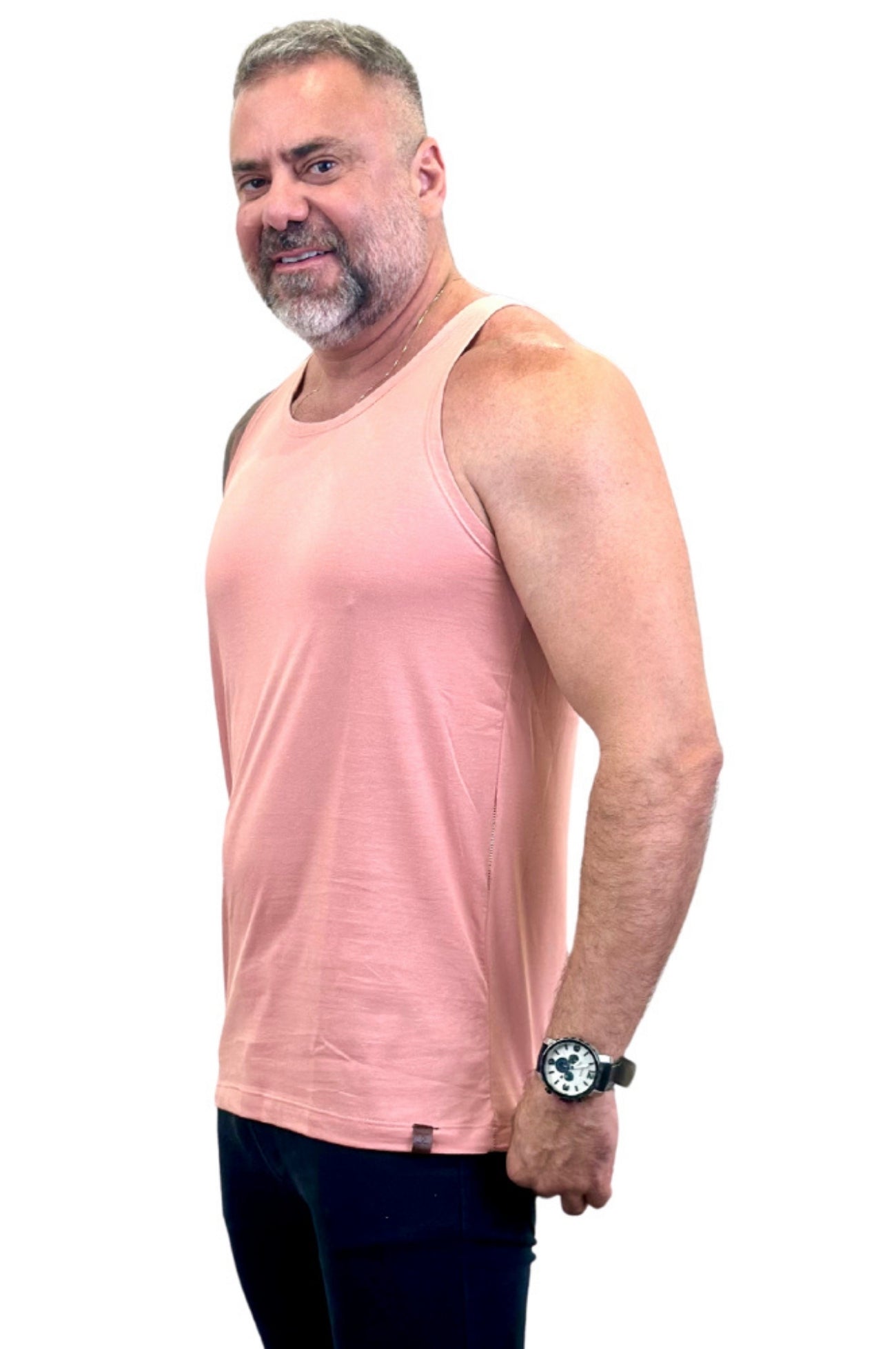 Regata Básica Slim Salmão