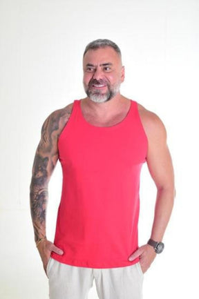 Regata Básica Slim Vermelha