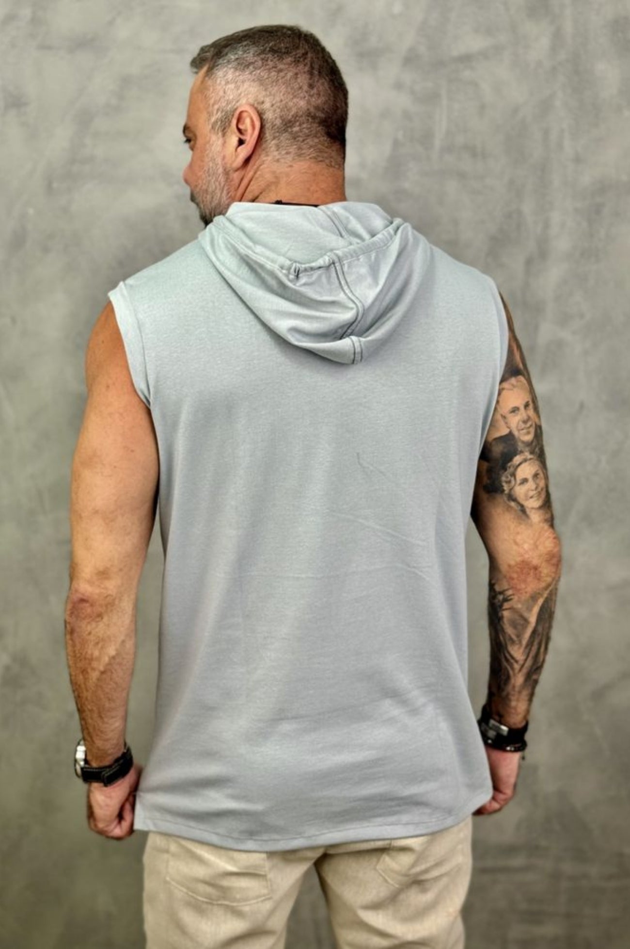 Regata Machão Com Capuz Malhão Premium Acetinado