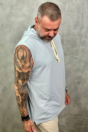 Regata Machão Com Capuz Malhão Premium Acetinado