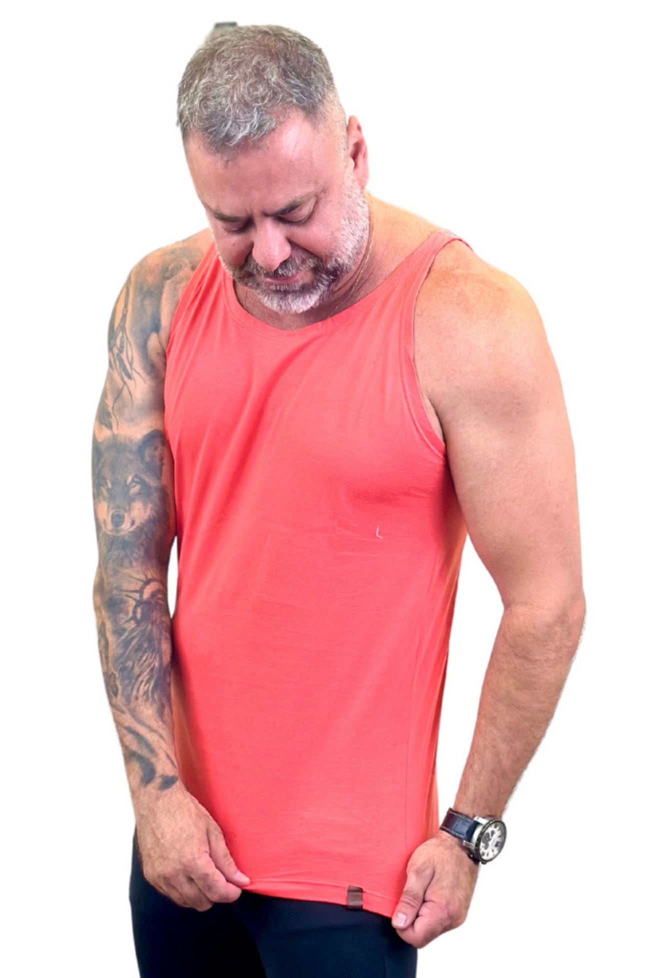 Regata Slim Básica Vermelha