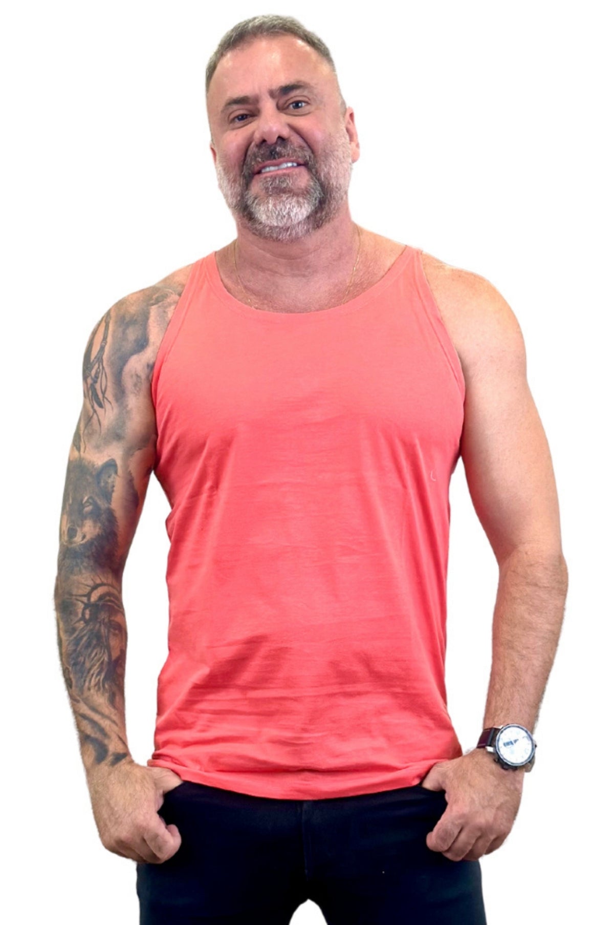 Regata Slim Básica Vermelha