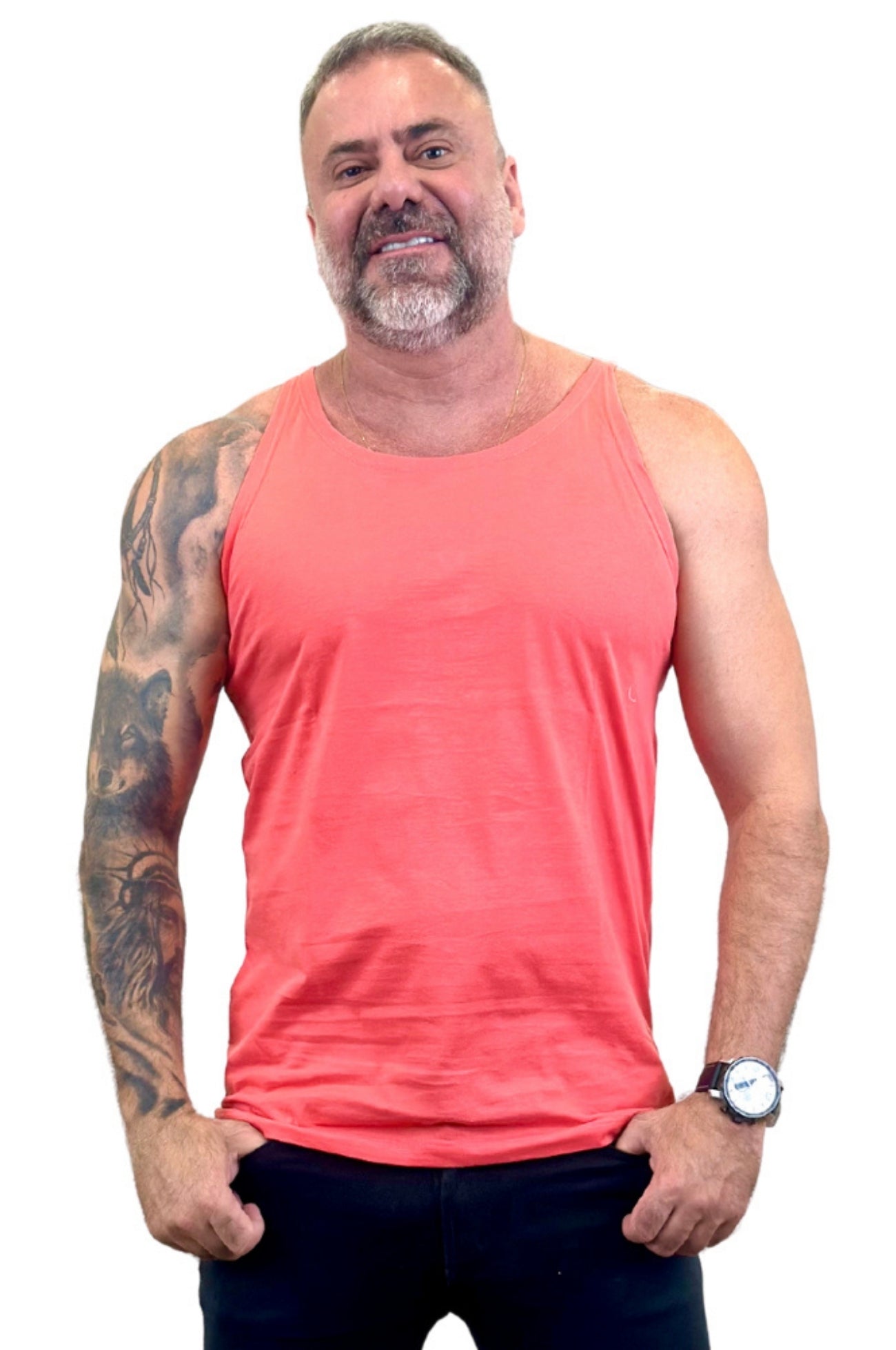 Regata Slim Básica Vermelha