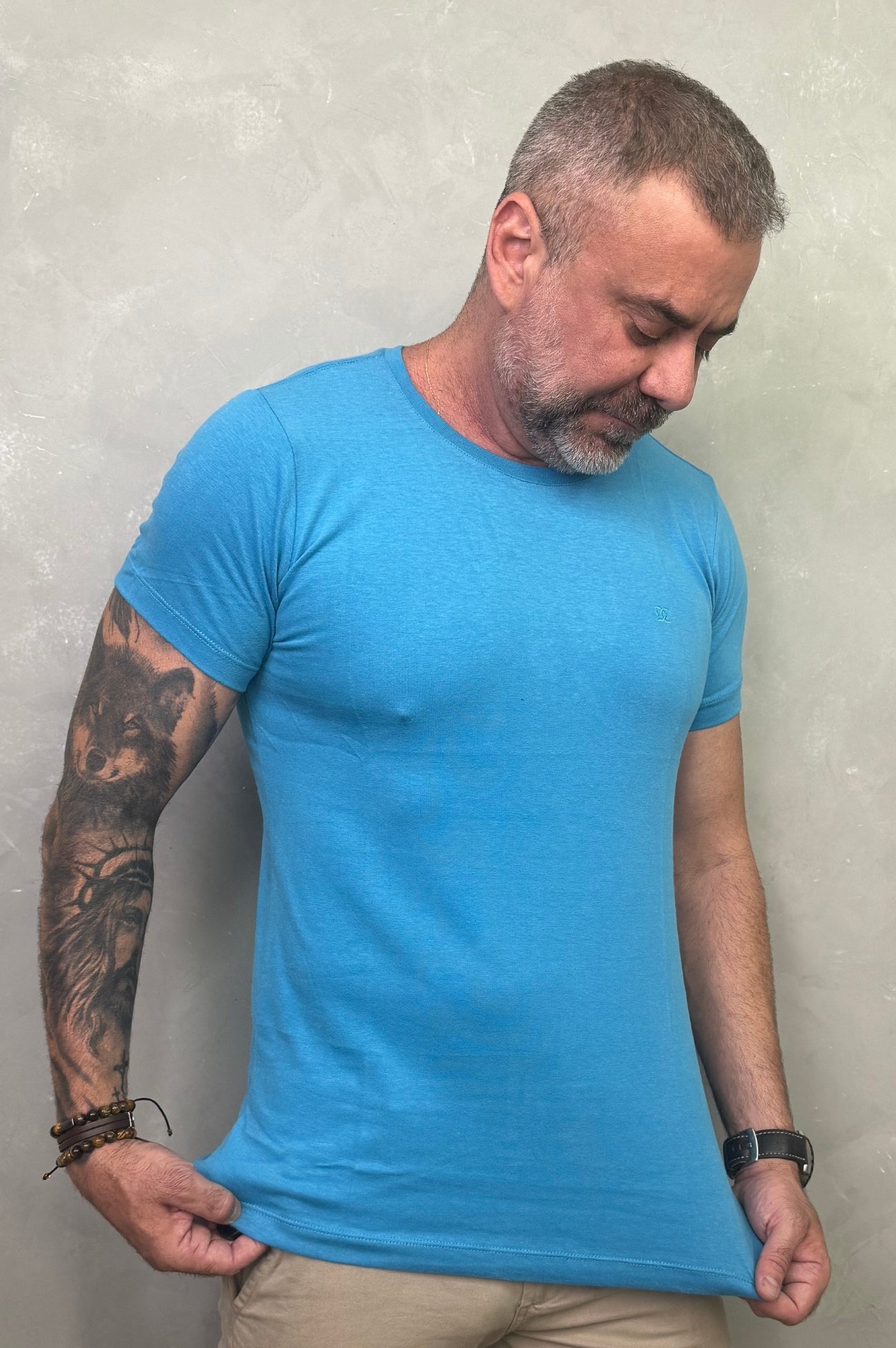 Camiseta Levinha Slim Azul II