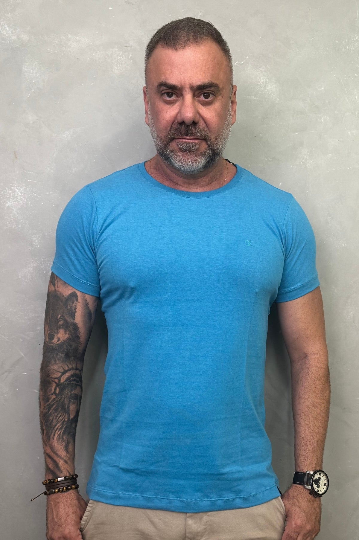 Camiseta Levinha Slim Azul II