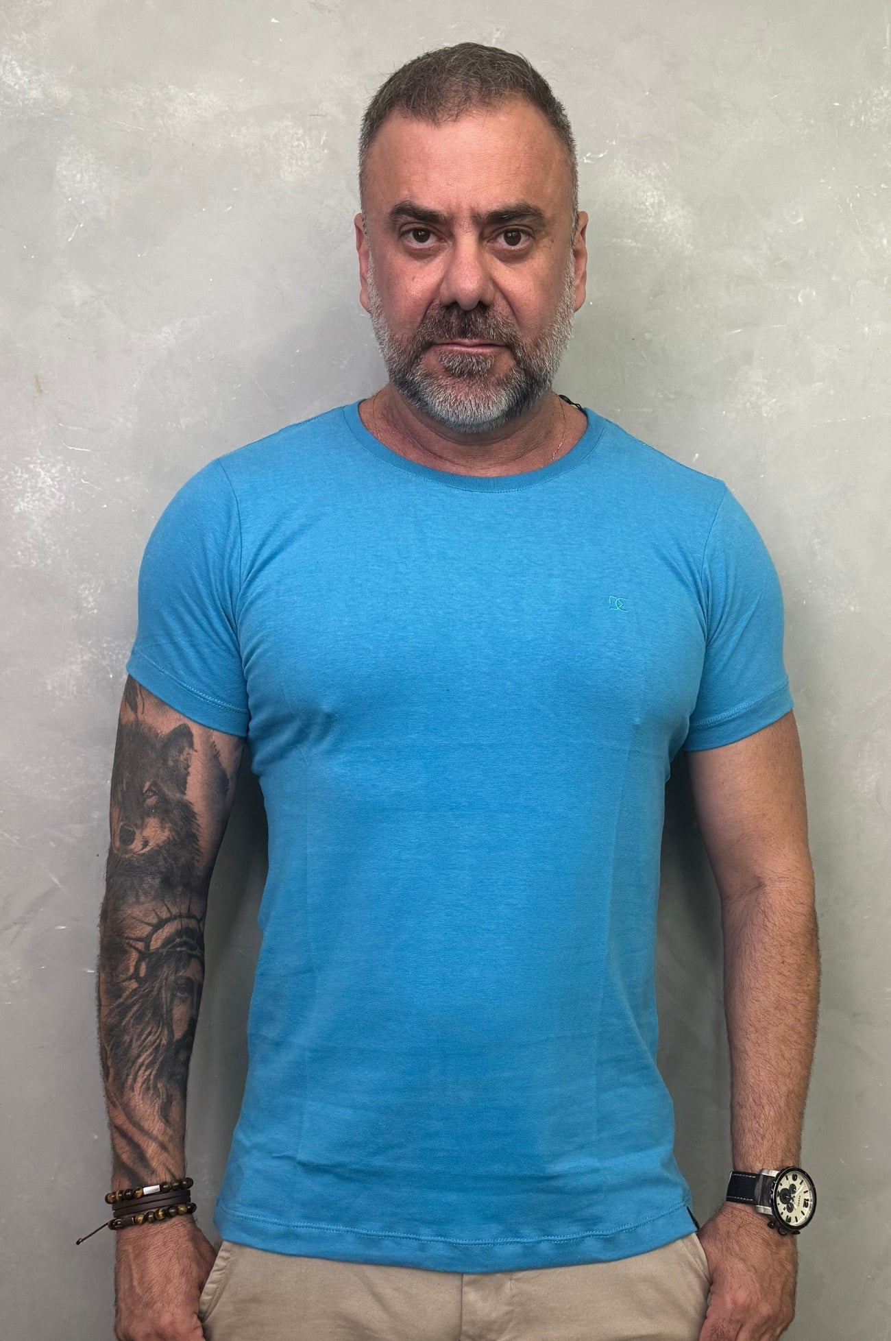 Camiseta Levinha Slim Azul II