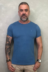Camiseta Levinha Slim Azul