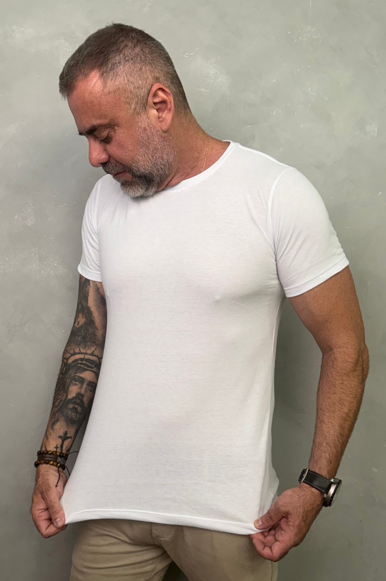 Camiseta Levinha Slim Branca