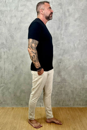 Calça Da Cunha de Linho Puro Branca