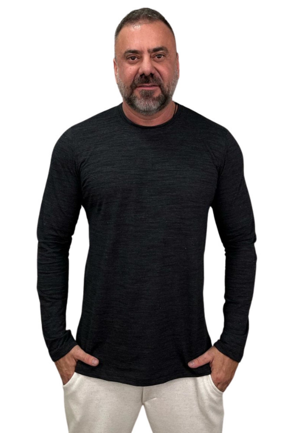 Camiseta Manga Longa Flame Preta