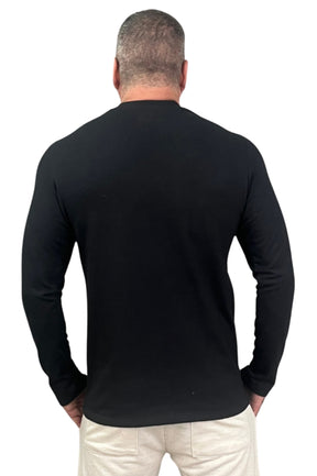 Camiseta Manga Longa Flame Preta