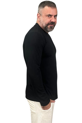 Camiseta Manga Longa Flame Preta