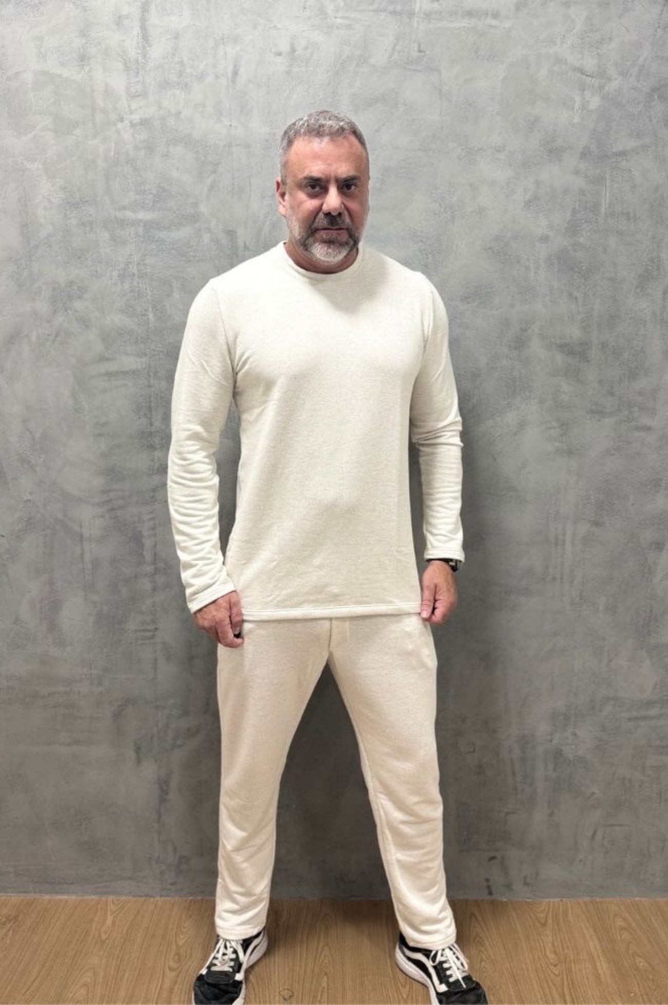 Conjunto de Moletinho Premium Off White