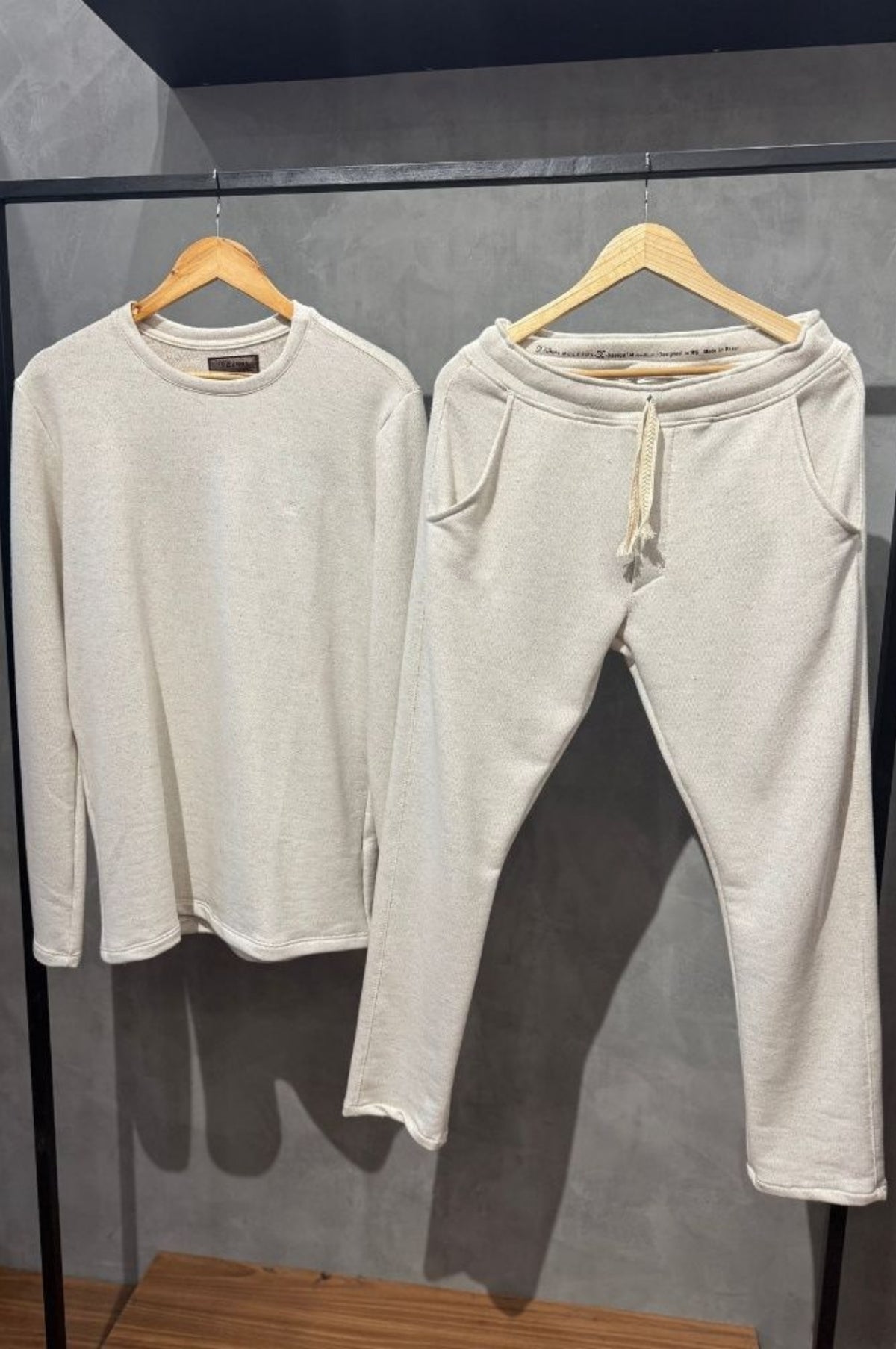 Conjunto de Moletinho Premium Off White