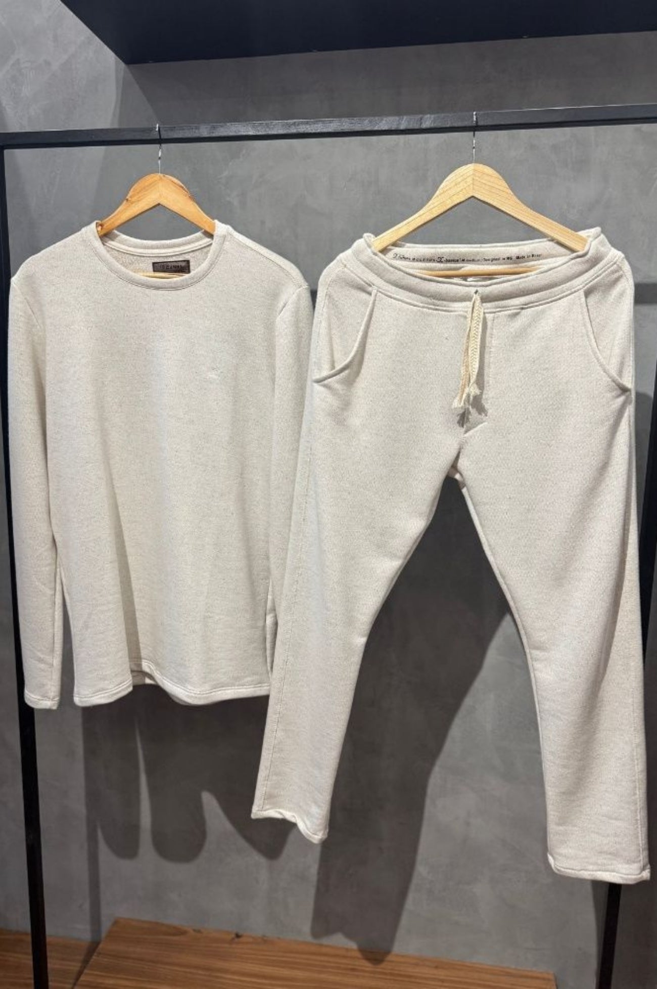 Conjunto de Moletinho Premium Off White