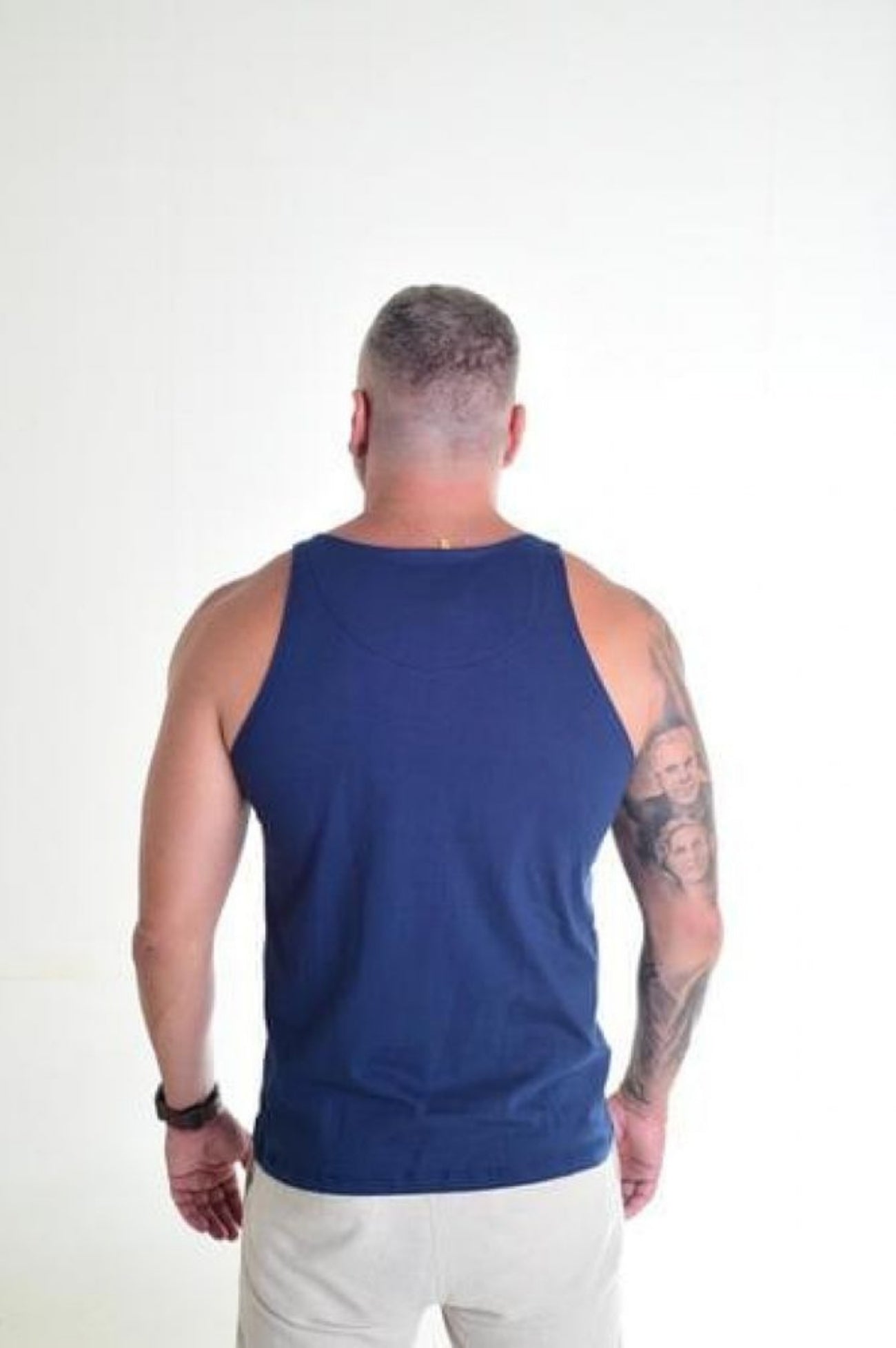 Regata Slim Básica Azul