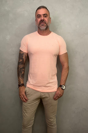 Camiseta Levinha Slim Rosa