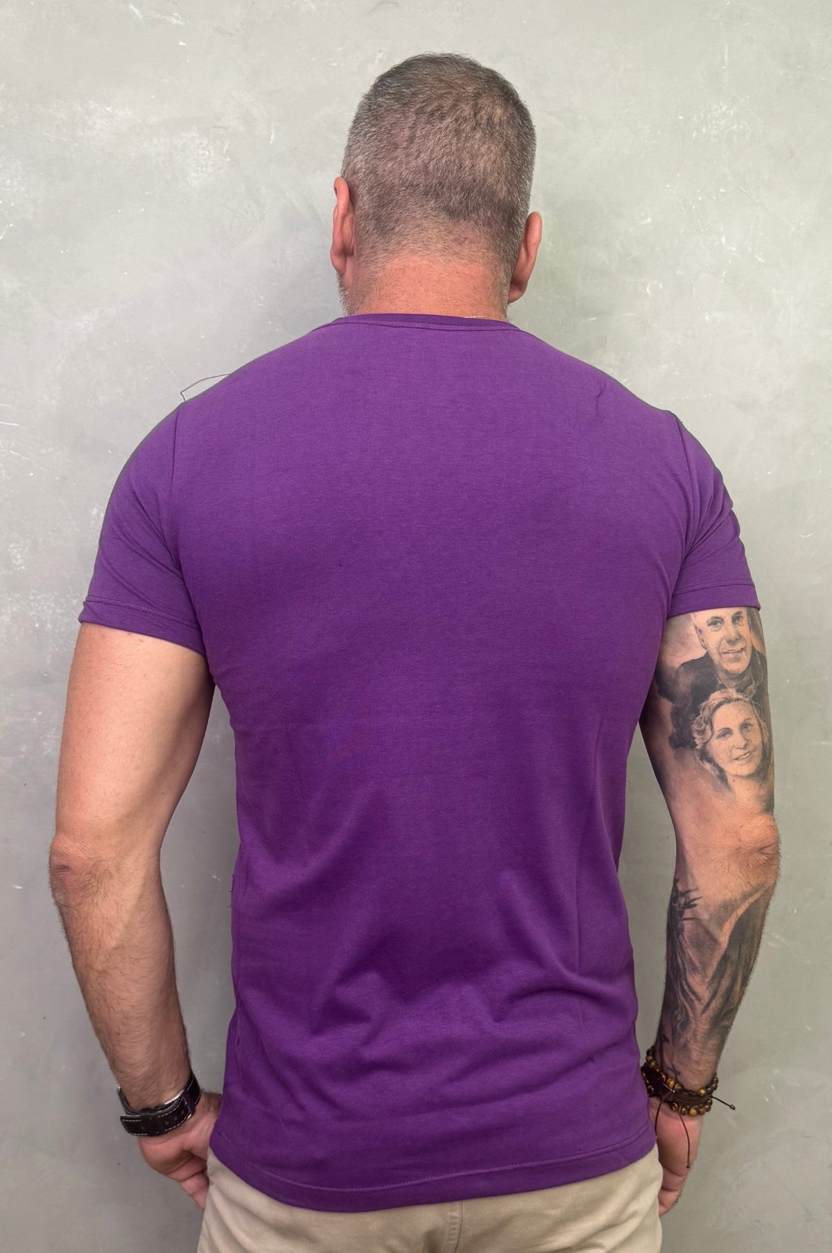 Camiseta Levinha Slim Roxa