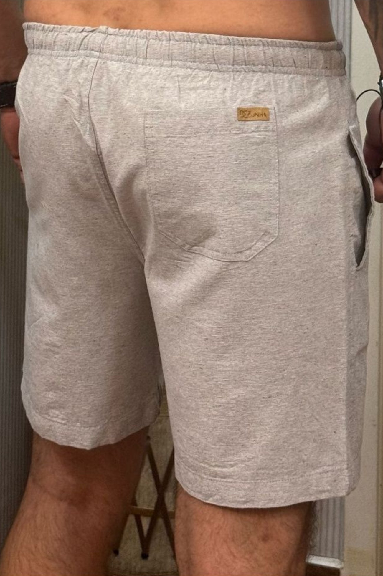 Short de Linho Mescla