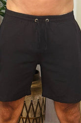 Short de Linho Preto