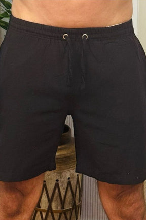 Short de Linho Preto