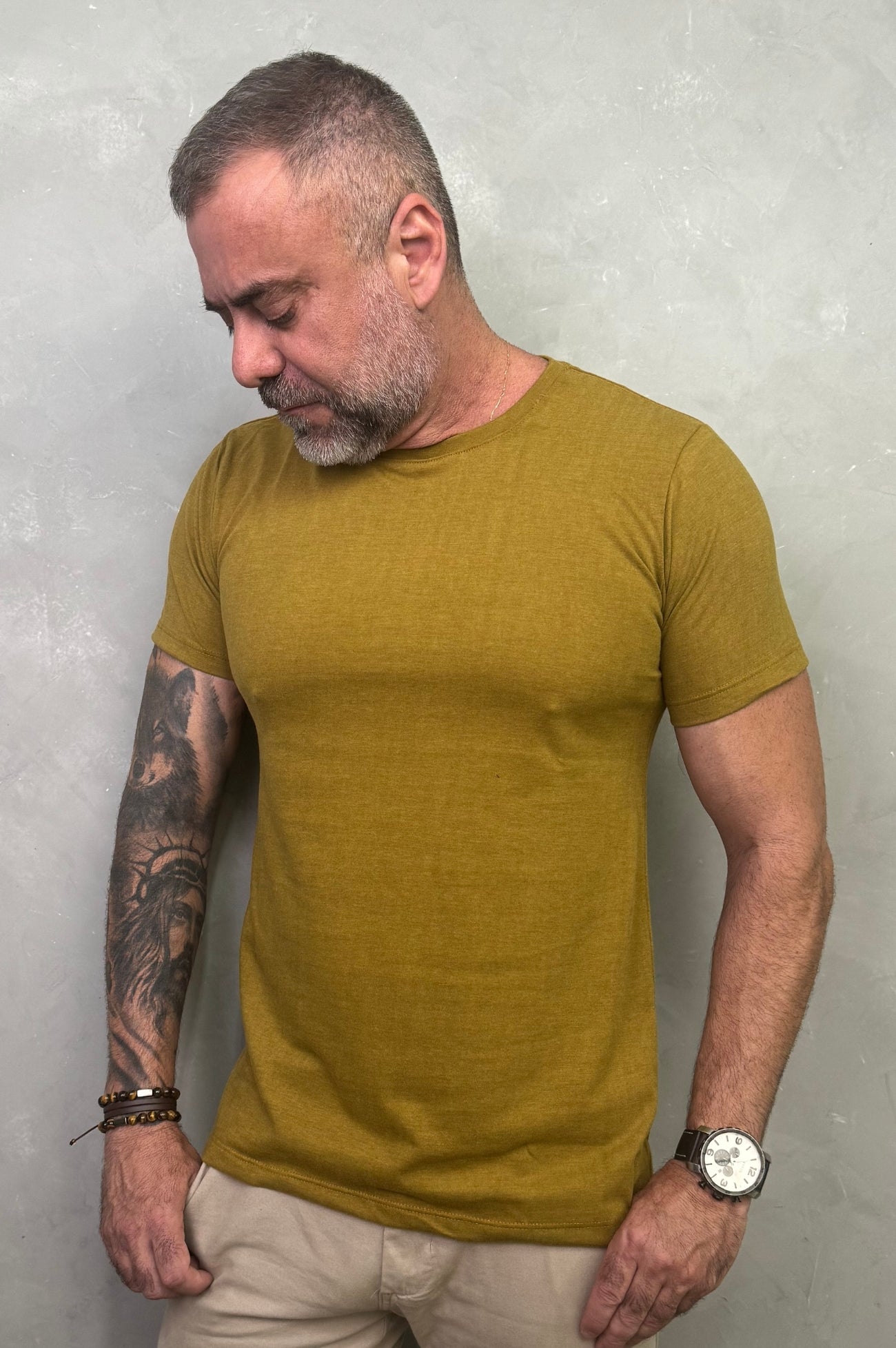 Camiseta Levinha Slim Verde 1