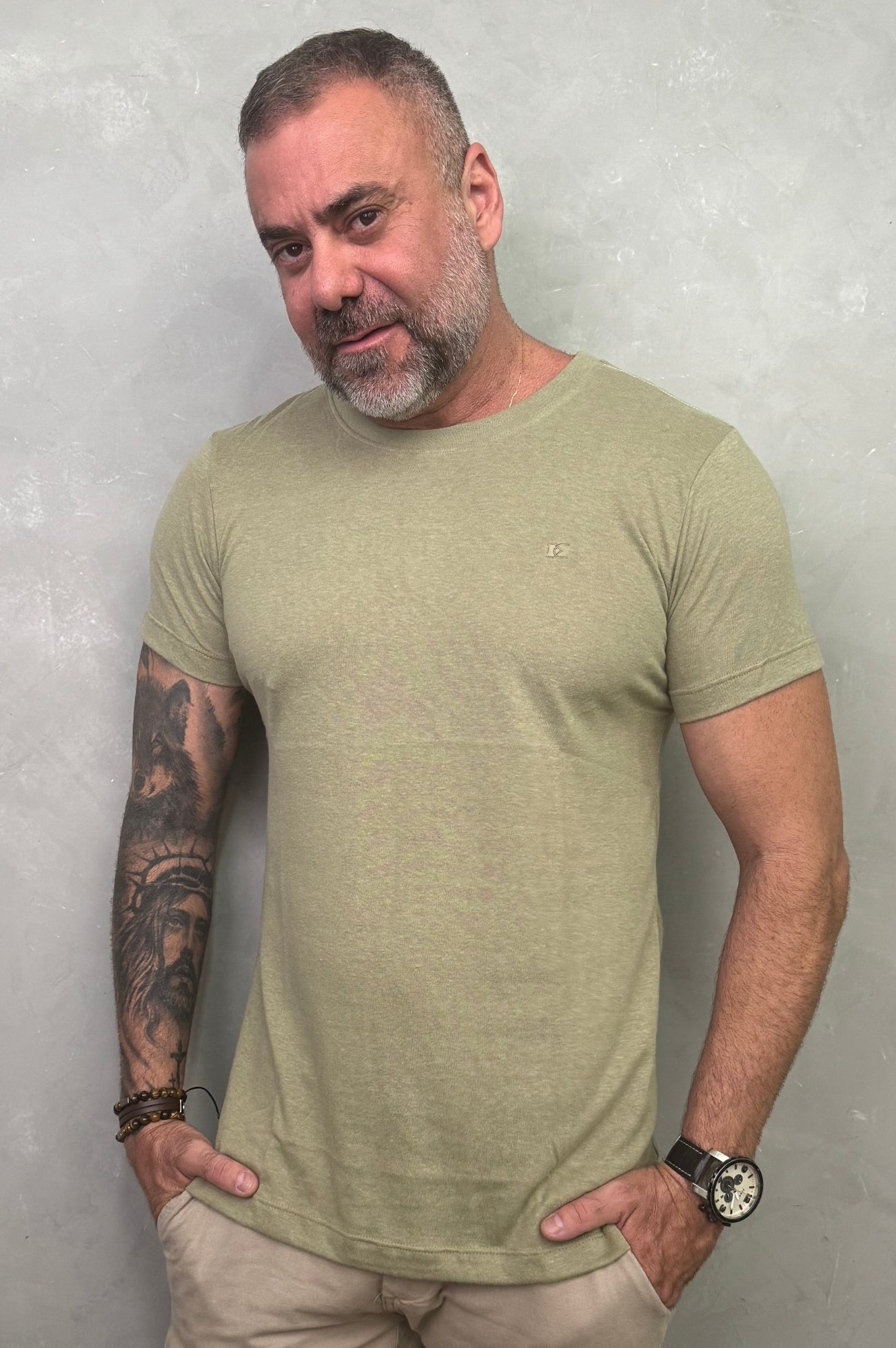 Camiseta Levinha Slim Verde