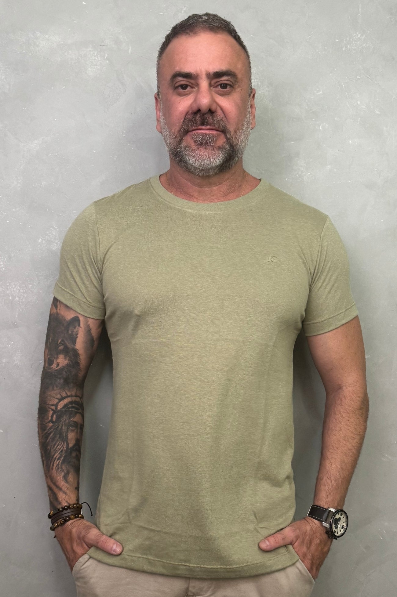 Camiseta Levinha Slim Verde